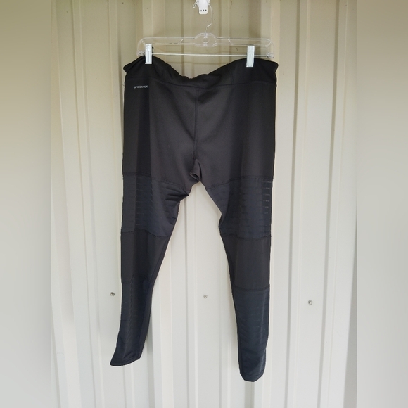 Under Armour Pants - Women's Reebok SpeedWick Black Leggings Size XL Yoga Gymn Athleisure Exercise